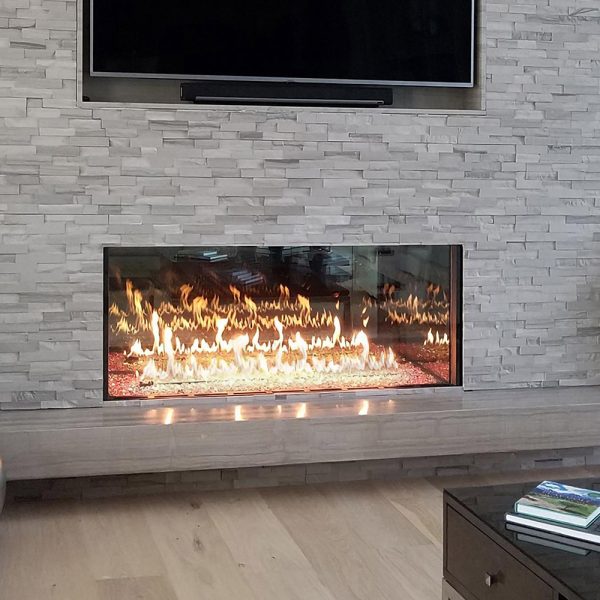 Stellar Enlight Fireplace Stone & Patio