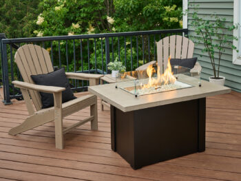 Fire pit promotion.