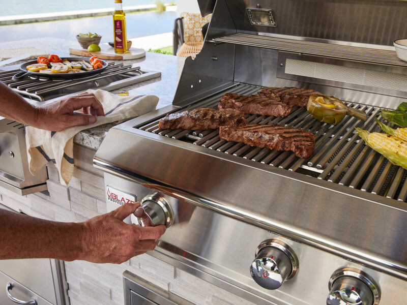 Luxury outdoor kitchen | Save on Blaze grills for Memorial Day 2026