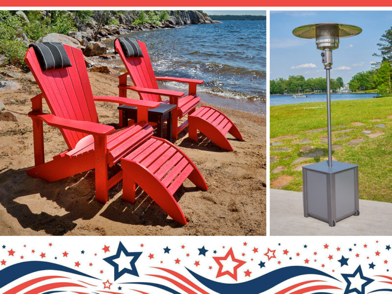 Premium patio furniture sale.