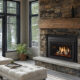 Upgrade your masonry fireplace with a gas fireplace insert.